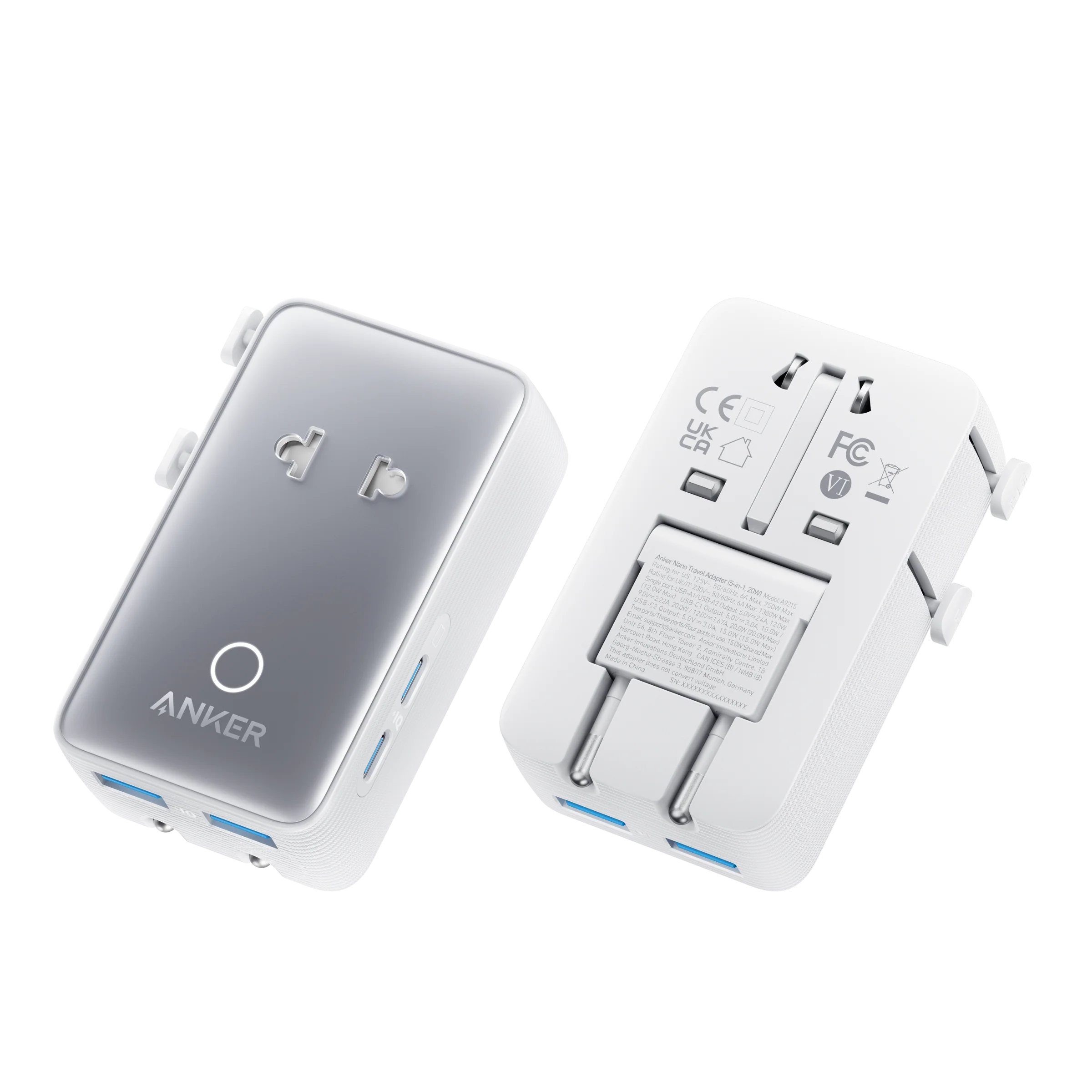Official Anker Nano Travel Adapter product image